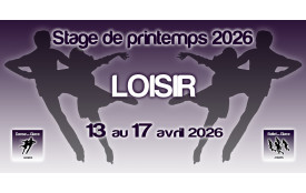 STAGE DE PRINTEMPS 2026 - LOISIR